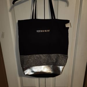 Victoria's Secret glitter bag.